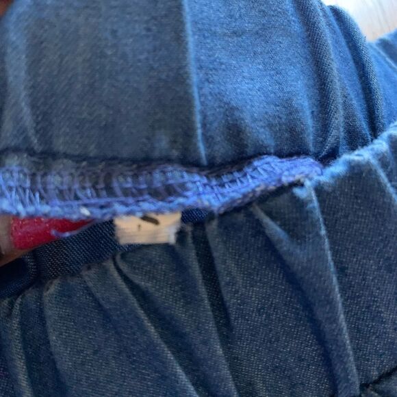 Denim Off Shoulder Top Bell Sleeves‎ - Picture 12 of 12